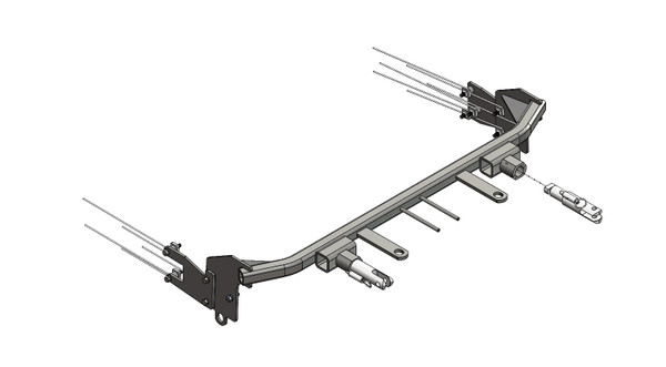 BlueOx Tow Bar Base Plate, Front Mount, RV Flat Towing for Select, FORD FIESTA ST - Blue Ox