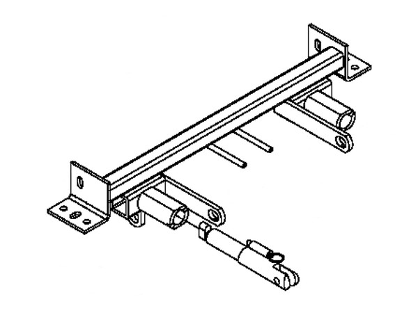 BlueOx Tow Bar Base Plate, Front Mount, RV Flat Towing for Select, FORD RANGER 2WD - Blue Ox