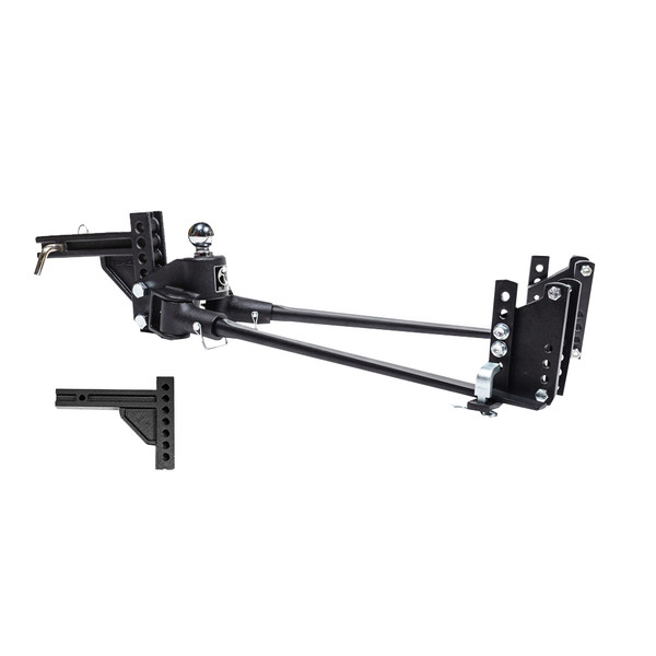 BlueOx 13k, 600 lb TW, TrackPro Weight Distributing Hitch, 2" Recievers 7 Hole Shank BXW0650 - Blue Ox