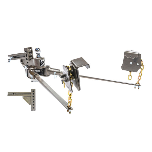 BlueOx  20K, 750 lbs TW, SwayPro Weight Distributing Hitch, 2" Recievers 7-hole/9 receiver stinger BXW0753 - Blue Ox