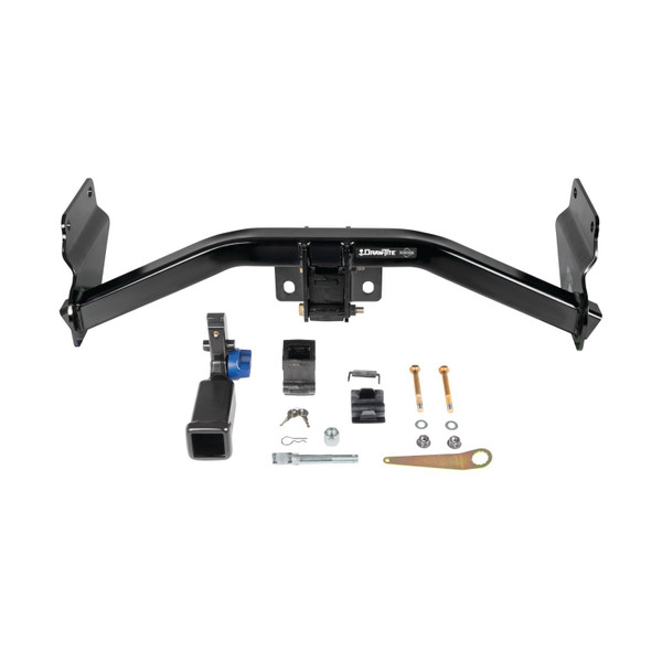2014-2021 Jeep Grand Cherokee Draw-tite Hidden Hitch Completely Hidden Trailer Hitch 2 Inch Removable Receiver Bundle w/ Plug-n-Play T-One Wiring Harness