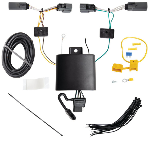 2022-2024 Ford Maverick Draw-Tite Class 3 Trailer Hitch, 2 Inch Square Receiver Bundle w/ Plug-n-Play T-One Wiring Harness
