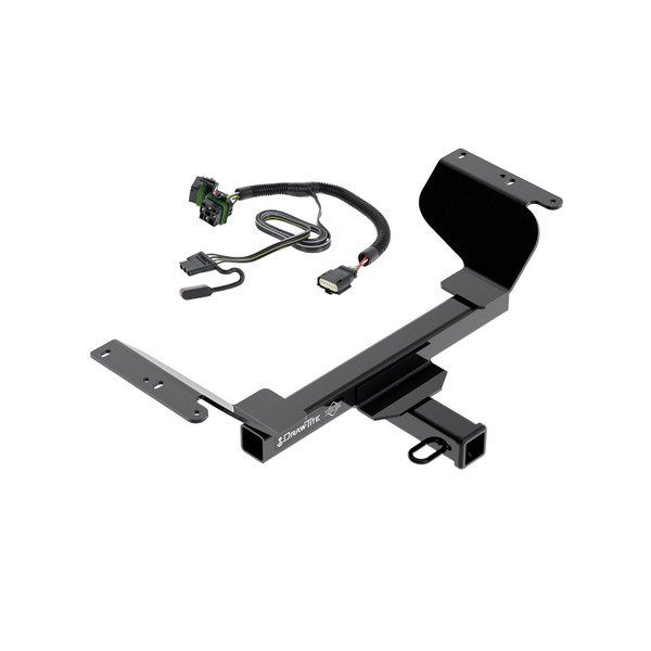 2022-2024 Chevrolet Equinox Except Premier or Models w/1.6L Diesel Engine Draw-tite Class 3 Trailer Hitch, 2 Inch Square Receiver Bundle w/ Plug-n-Play T-One Wiring Harness - Draw-tite