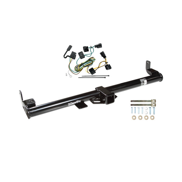 1998-2006 Jeep TJ (Canada Only) Draw-tite Class 3 Trailer Hitch, 2 Inch Square Receiver Bundle w/ Plug-n-Play T-One Wiring Harness - Draw-tite