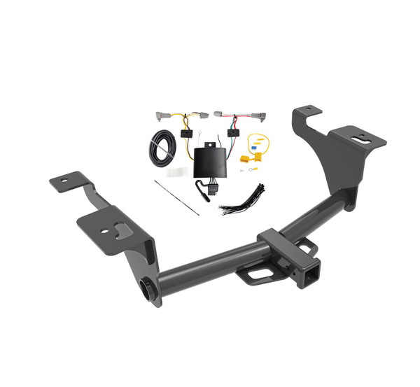 2020-2024 Subaru Legacy SedanDraw-Tite Class 3 Trailer Hitch, 2 Inch Square Receiver Bundle w/ Plug-n-Play T-One Wiring Harness - Draw-tite