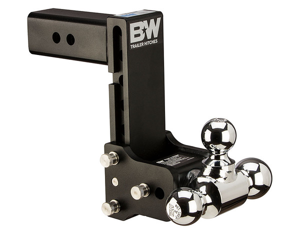 B&W 14.5K 7" Drop 7.5" Rise ( 1-7/8" , 2-5/16" Balls) Adjustable Ball Mount Hitch For 2-1/2" Recievers  TS20049B - B&W Trailer Hitches