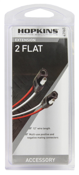 Hopkins 2-Pole Flat Connector Set 47965