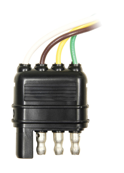 Hopkins 4-Wire Flat Trailer End Connector 48115