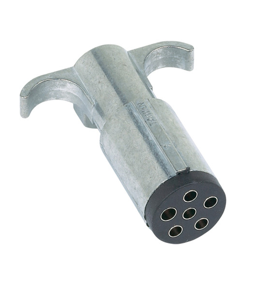 Hopkins 6-Pole Round Trailer End Connector 48445 - Hopkins
