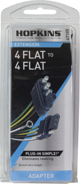 Hopkins 4-Wire Flat Extension Adapter 47105