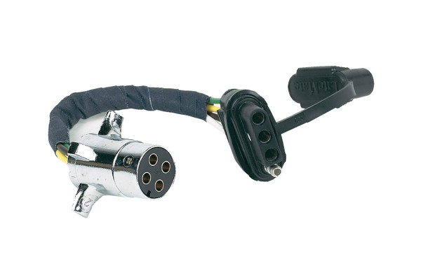 Hopkins 4-Round To 4-Flat Flex Adapter 47465