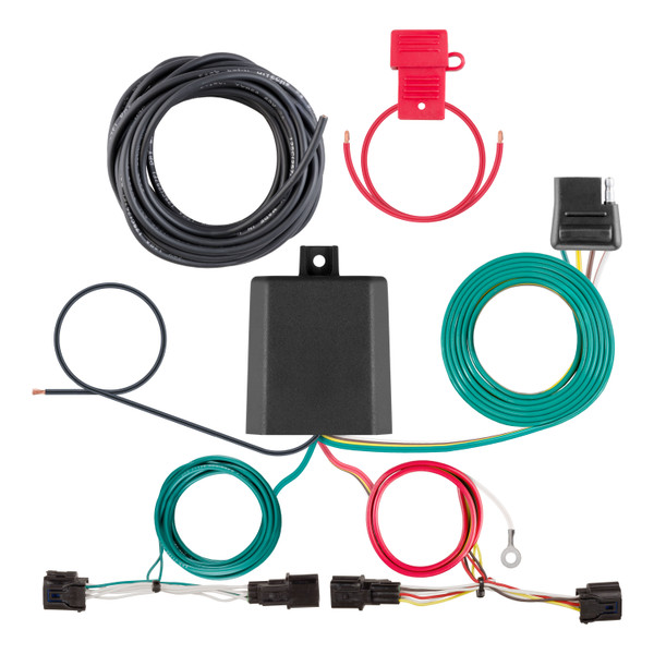CURT Custom Wiring Harness, 4-Way Flat Output, Select Hyundai Palisade 56491 - CURT
