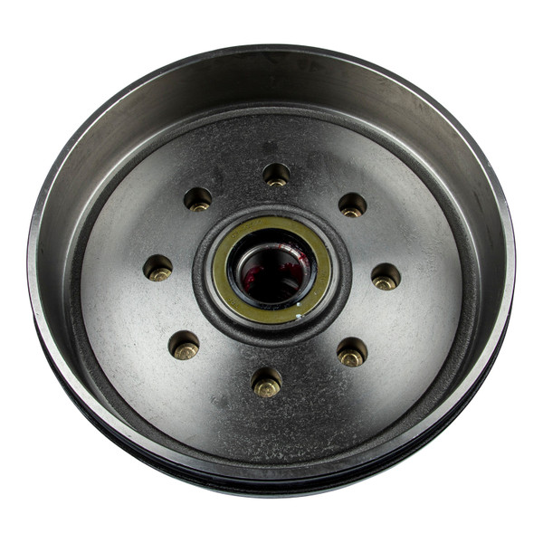 Lippert 12" RV Brake Drum Hub for 7,000-lb Axle - 8 on 6.5", 1/2" Stud (Fully Assembled) 814203