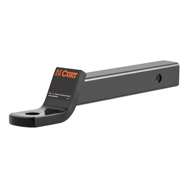 CURT 45260 Class 3 Trailer Hitch Ball Mount, Fits 2-Inch Receiver, 7,500 lbss, 1-Inch Hole, 2-In Drop, 3/4-Inch Rise - CURT