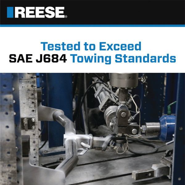 Reese Tri-Ball Trailer Hitch Ball Mount, (1-7/8 Inch, 2 Inch, 2-5/16 Inch Trailer Hitch Balls), Fits 2 Inch Square Receiver, 16,000 lbss. Capacity, Premium Black 7096400