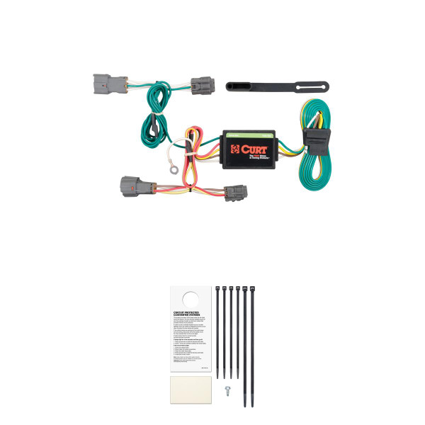 CURT 56222 Vehicle-Side Custom 4-Pin Trailer Wiring Harness, Fits Select Kia Rondo, Soul - CURT