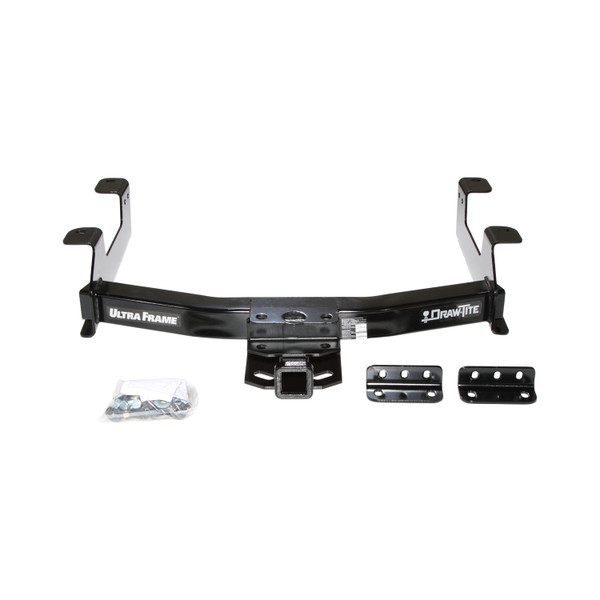 2011-2014 Chevrolet Silverado 2500 HD Draw-tite Class 5 Trailer Hitch, 2 Inch Square Receiver Bundle w/ Plug-n-Play T-One Wiring Harness