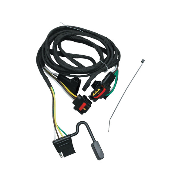 2005-2009 Dodge Dakota Draw-tite Class 3 Trailer Hitch, 2 Inch Square Receiver Bundle w/ Plug-n-Play T-One Wiring Harness