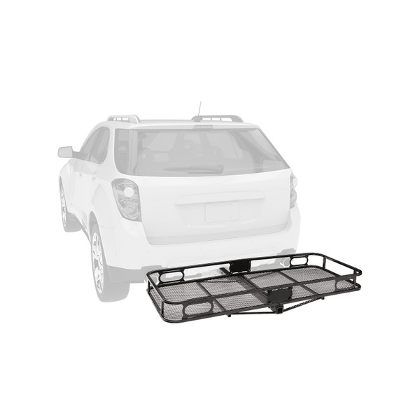 Reese Towpower Rambler Hitch Mount Cargo Carrier, 60 Inch x 24 Inch, 2 Inch Receiver, 500 lbs. Capacity