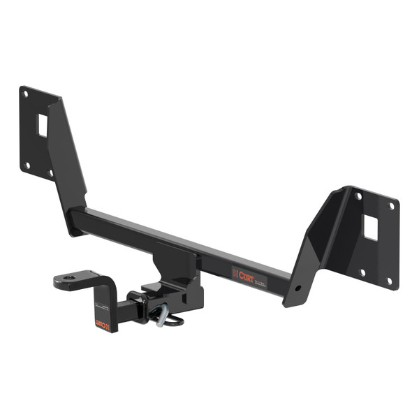 CURT 115643 Class 1 Trailer Hitch with Ball Mount, 1-1/4-In Receiver, Fits Select Volkswagen Golf R - CURT