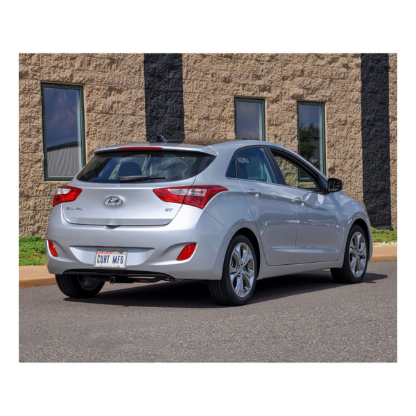 CURT 114003 Class 1 Trailer Hitch with Ball Mount, 1-1/4-In Receiver, Fits Select Hyundai Elantra GT