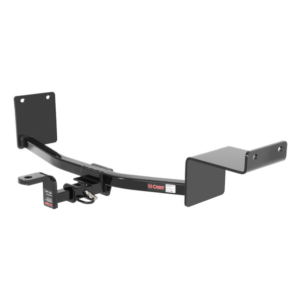 CURT 110943 Class 1 Trailer Hitch with Ball Mount, 1-1/4-In Receiver, Fits Select Hyundai Accent, Kia Rio - CURT