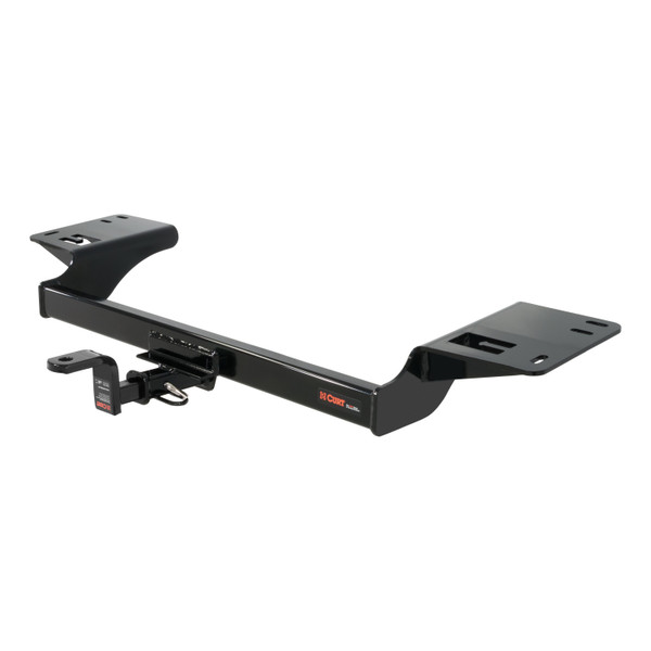 CURT 120883 Class 2 Trailer Hitch with Ball Mount, 1-1/4-In Receiver, Fits Select Lincoln MKS - CURT