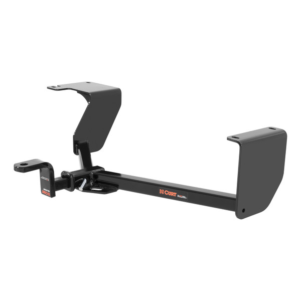 CURT 113633 Class 1 Trailer Hitch with Ball Mount, 1-1/4-In Receiver, Fits Select Fiat 500 - CURT