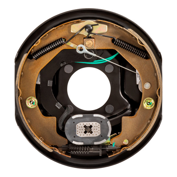 Lippert Forward Self-Adjusting RV Brakes - 10" x 2.25", 4-Bolt, 3,500 lbs. (Left Side) 1222583 - Lippert