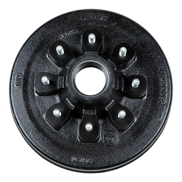 Lippert 12" Brake Drum Hub for 7,000-lb. Axle - 8 on 6.5", 1/2" Stud (with Bearing Cone) 814212 - Lippert