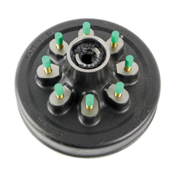 Lippert Brake Drum Hub for 8,000-lb. Axle -8 on 6.5", 9/16" Stud (with Bearing Cups) 2772101 - Lippert