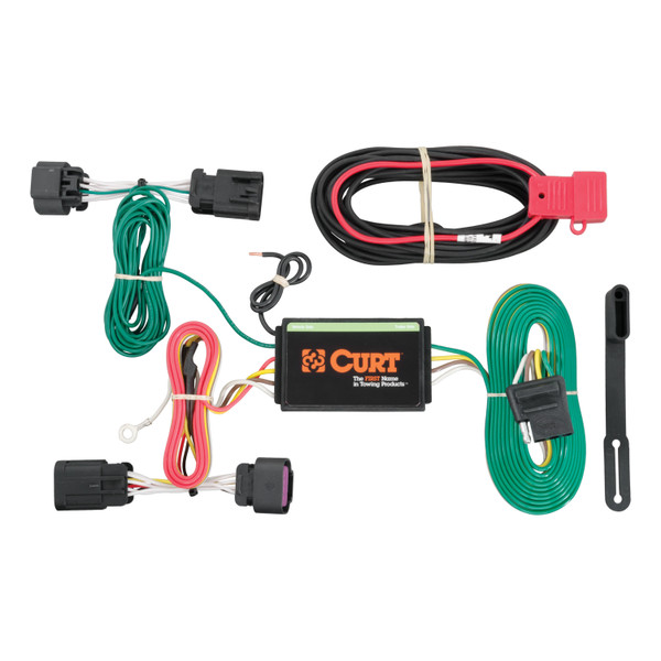 CURT 56209 Vehicle-Side Custom 4-Pin Trailer Wiring Harness, Fits Select Ram ProMaster 1500, 2500, 3500 - CURT