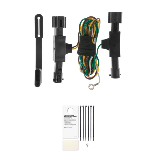 CURT 55350 Vehicle-Side Custom 4-Pin Trailer Wiring Harness, Fits Select Ford Bronco - CURT