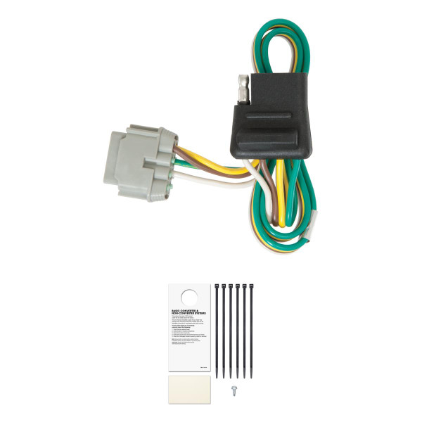 CURT 56141 Vehicle-Side Custom 4-Pin Trailer Wiring Harness, Fits Select Nissan Pathfinder - CURT