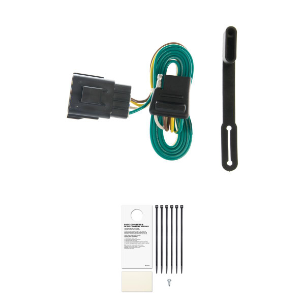 CURT 55251 Vehicle-Side Custom 4-Pin Trailer Wiring Harness, Fits Select Ford Explorer, Mercury Mountaineer, Lincoln Aviator - CURT