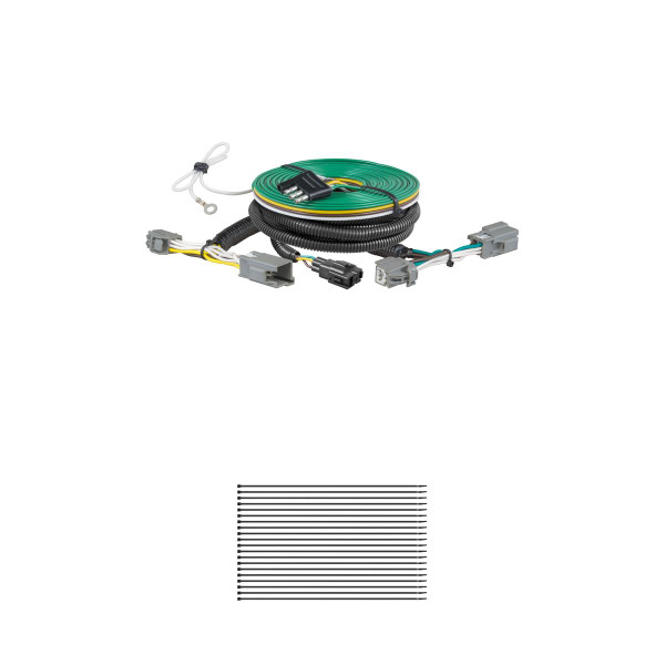 CURT 58972 Custom Towed-Vehicle RV Wiring Harness for Dinghy Towing, Fits Select Ford Fiesta - CURT