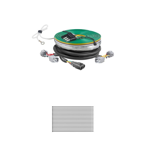 CURT 58939 Custom Towed-Vehicle RV Wiring Harness for Dinghy Towing, Fits Select Jeep Grand Cherokee - CURT