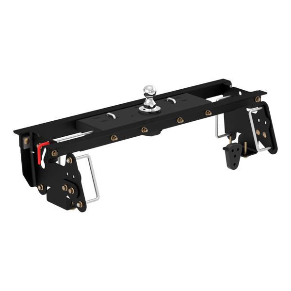 CURT 60732 Double Lock Gooseneck Hitch, 2-5/16-Inch Flip-Over Ball 30K, Fits Select Dodge, Ram 2500, 3500 - CURT