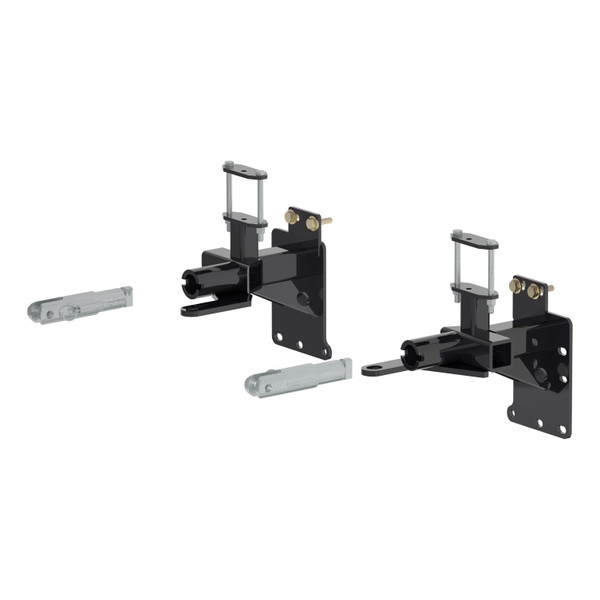 CURT 70132 Custom Tow Bar Base Plate Brackets for Dinghy Towing, Fits Select Jeep Cherokee - CURT