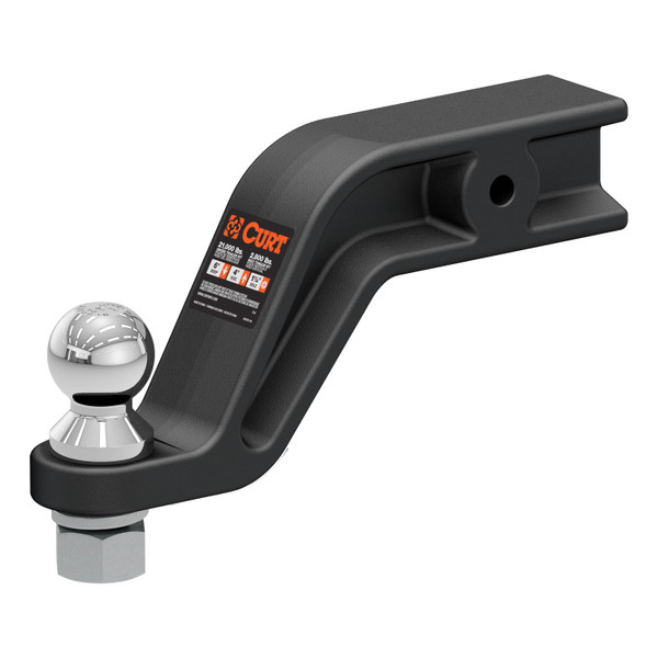 CURT 45376 Forged Trailer Hitch Mount with 2-5/16-Inch Ball, Fits 3-Inch Receiver, 20,000 lbss, 6-In Drop - CURT