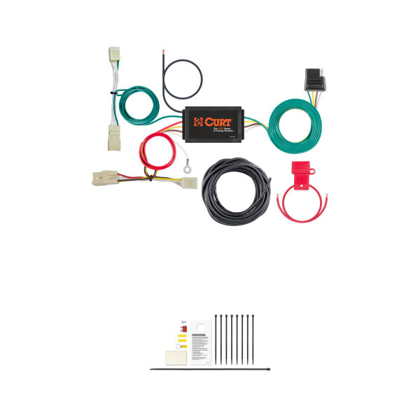 CURT 56410 Vehicle-Side Custom 4-Pin Trailer Wiring Harness, Fits Select Kia Forte, Koup - CURT