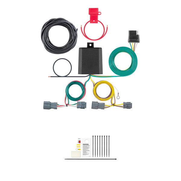 CURT 56347 Vehicle-Side Custom 4-Pin Trailer Wiring Harness, Fits Select Hyundai Entourage, Kia Sedona - CURT