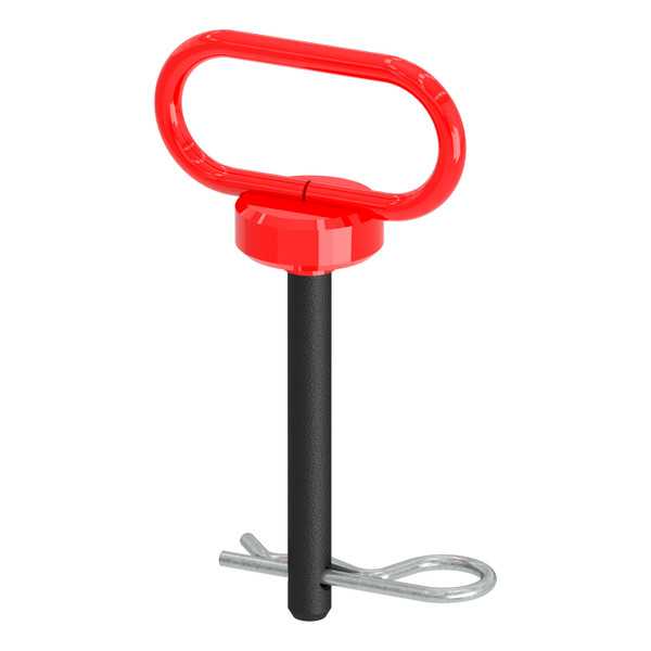 CURT 45805 1/2 x 3-5/8-Inch Clevis Pin Hitch with Rubber-Coated Handle and Clip - CURT