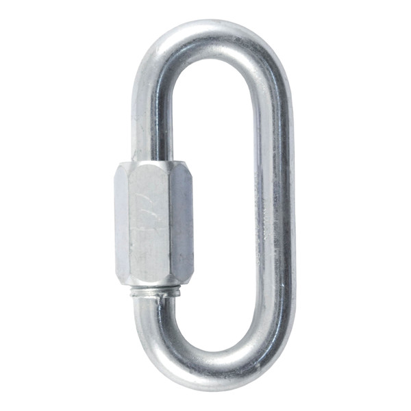 CURT 82931 Threaded Quick Link Trailer Safety Chain Hook Carabiner Clip, 7/16-Inch Diameter, 13,200 lbs Break Strength - CURT