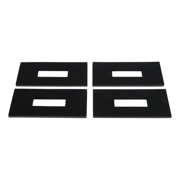 CURT 16900 5th Wheel Rail Sound Dampening Pads, 4-Pack - CURT