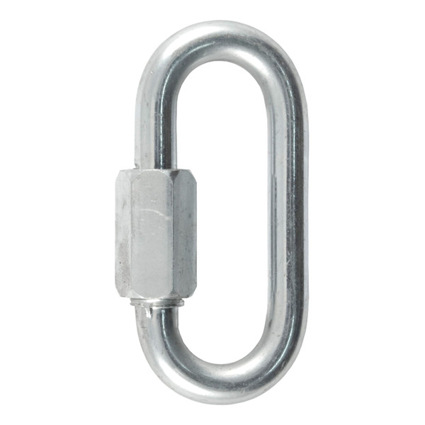 CURT 82901 Threaded Quick Link Trailer Safety Chain Hook Carabiner Clip, 5/16-Inch Diameter, 8,800 lbs Break Strength - CURT