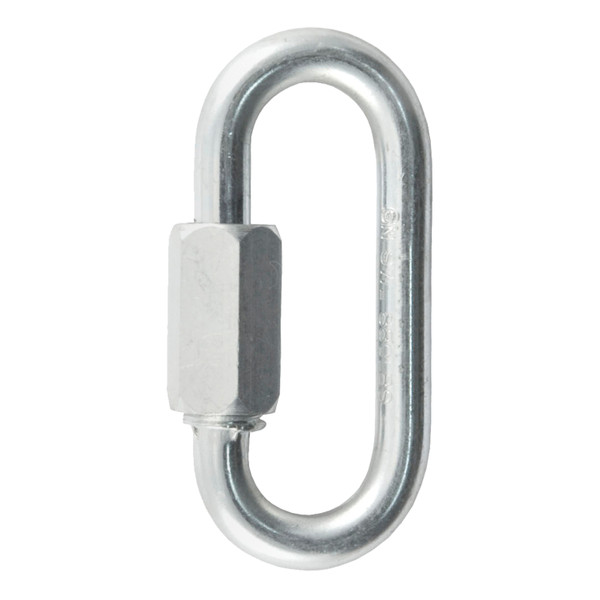 CURT 82610 Threaded Quick Link Trailer Safety Chain Hook Carabiner Clip, 1/4-Inch Diameter, 4,400 lbs Break Strength - CURT
