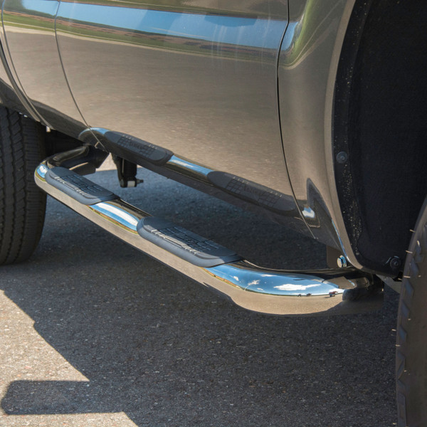 ARIES 203025-2 3-Inch Round Polished Stainless Steel Nerf Bars, No-Drill, Fits Select Ford F-250, F-350 Super Duty