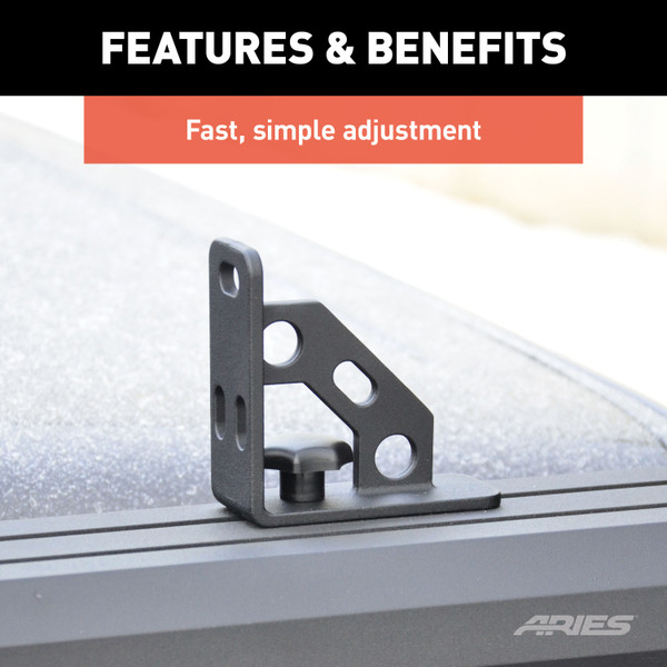 ARIES 1110310 AdvantEDGE Headache Rack Tie Down Anchors, 150-Pound Rating, 2-Pack