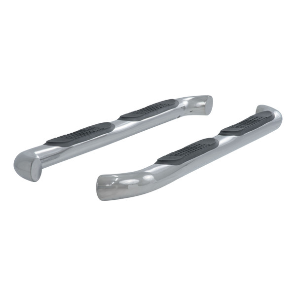 ARIES 202008-2 3-Inch Round Polished Stainless Steel Nerf Bars, No-Drill, Fits Select Toyota Tacoma - ARIES